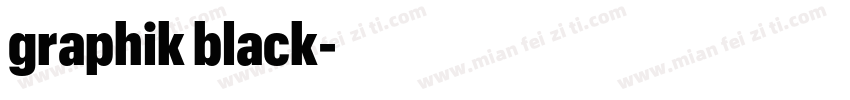 graphik black字体转换